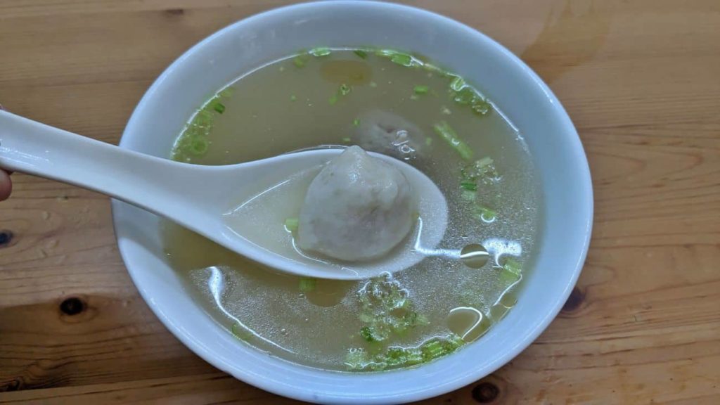 Ximending Breakfast Place - 樺林乾麵 - 魚丸湯