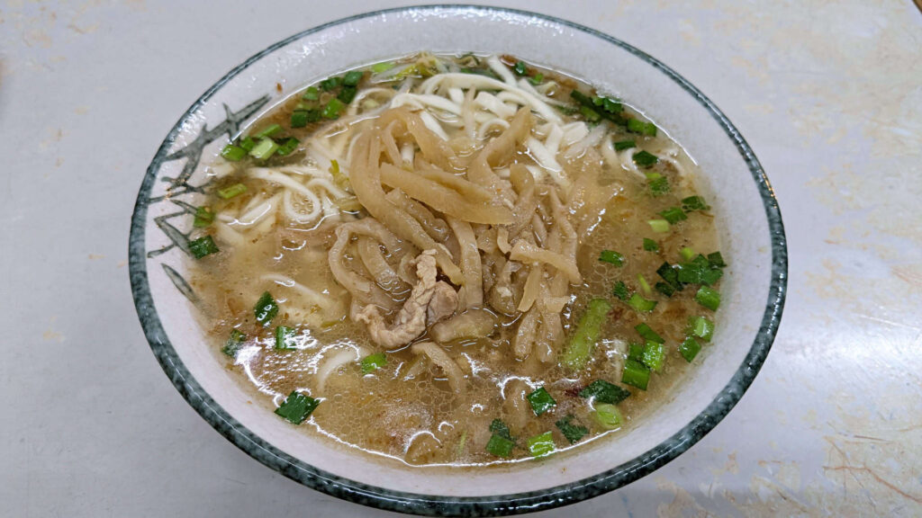 橋頭老麵店 - 榨菜肉絲麵 - 桃園龍潭